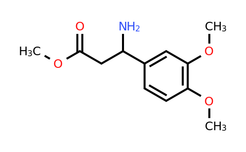 54503-20-7 | Methyl 3-amino-3-(3,4-dimethoxyphenyl)propanoate