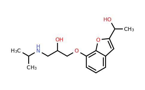 55636-92-5 | 1-((2-(1-Hydroxyethyl)benzofuran-7-yl)oxy)-3-(isopropylamino)propan-2-ol
