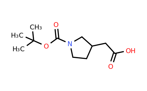 56367-24-9 | 2-(1-(tert-butoxycarbonyl)pyrrolidin-3-yl)acetic acid