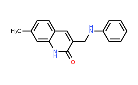 573696-33-0 | 7-Methyl-3-((phenylamino)methyl)quinolin-2(1H)-one