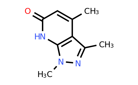 57411-62-8 | 1,3,4-Trimethyl-1H,6H,7H-pyrazolo[3,4-b]pyridin-6-one
