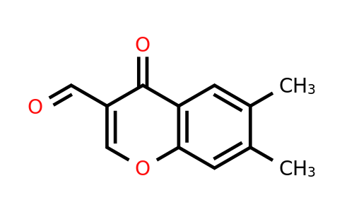 57803-07-3 | 6,7-Dimethyl-4-oxo-4h-chromene-3-carbaldehyde