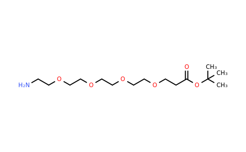581065-95-4 | tert-Butyl 1-amino-3,6,9,12-tetraoxapentadecan-15-oate