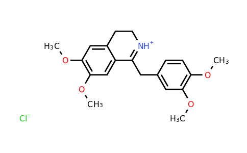 5884-22-0 | 1-(3,4-dimethoxybenzyl)-3,4-dihydro-6,7-dimethoxyisoquinolinium chloride