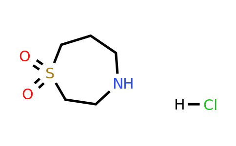 595597-04-9 | 1,4-Thiazepane 1,1-dioxide hydrochloride