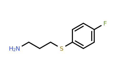 60289-57-8 | 1-[(3-Aminopropyl)sulfanyl]-4-fluorobenzene