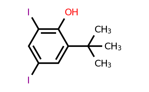 60803-26-1 | 2-(tert-Butyl)-4,6-diiodophenol