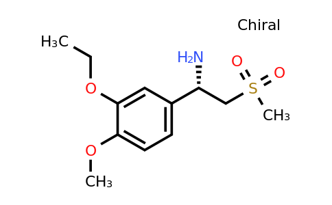 608141-42-0 | (S)-1-(3-Ethoxy-4-methoxyphenyl)-2-(methylsulfonyl)ethanamine