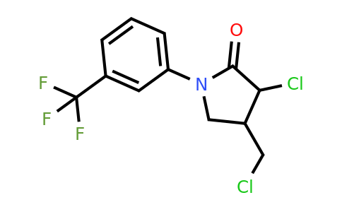 61213-25-0 | 3-Chloro-4-(chloromethyl)-1-(3-(trifluoromethyl)phenyl)pyrrolidin-2-one