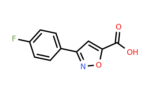 618383-48-5 | 3-(4-Fluorophenyl)isoxazole-5-carboxylic acid