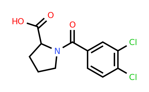 62559-51-7 | 1-(3,4-Dichlorobenzoyl)pyrrolidine-2-carboxylic acid