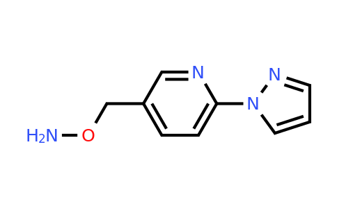 628703-61-7 | O-((6-(1H-Pyrazol-1-yl)pyridin-3-yl)methyl)hydroxylamine
