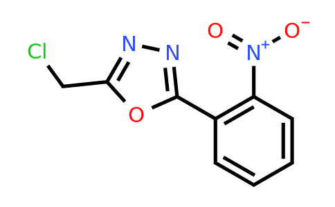 63002-55-1 | 2-(Chloromethyl)-5-(2-nitrophenyl)-1,3,4-oxadiazole