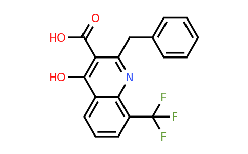 64322-02-7 | 2-Benzyl-4-hydroxy-8-(trifluoromethyl)quinoline-3-carboxylic acid