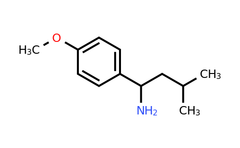 645391-82-8 | 1-(4-Methoxyphenyl)-3-methylbutan-1-amine
