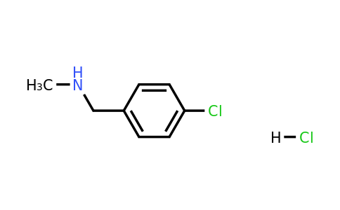 65542-24-7 | 1-(4-Chlorophenyl)-N-methylmethanamine hydrochloride