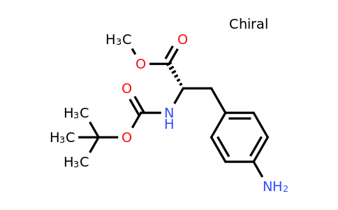 65615-90-9 | (S)-Methyl 3-(4-aminophenyl)-2-((tert-butoxycarbonyl)amino)propanoate