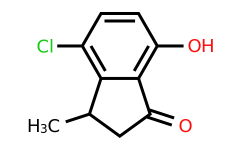 6625-07-6 | 4-Chloro-7-hydroxy-3-methyl-2,3-dihydro-1H-inden-1-one