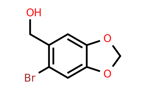 6642-34-8 | (6-Bromobenzo[d][1,3]dioxol-5-yl)methanol