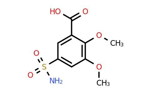 66644-80-2 | 2,3-Dimethoxy-5-sulfamoylbenzoic acid