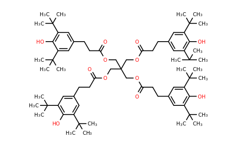 6683-19-8 | 2,2-Bis(((3-(3,5-di-tert-butyl-4-hydroxyphenyl)propanoyl)oxy)methyl)propane-1,3-diyl bis(3-(3,5-di-tert-butyl-4-hydroxyphenyl)propanoate)