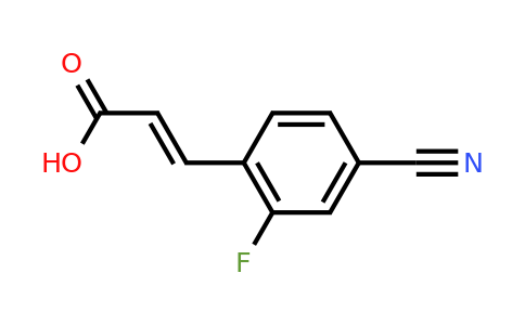 669002-88-4 | 4-Cyano-2-fluorocinnamic acid