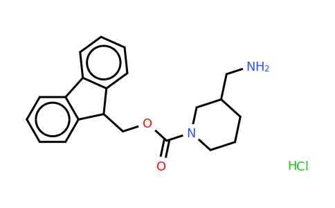 669713-56-8 | 9H-fluoren-9-ylmethyl 3-(aminomethyl)piperidine-1-carboxylate,hydrochloride