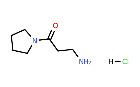 670253-59-5 | 3-Amino-1-(pyrrolidin-1-yl)propan-1-one hydrochloride