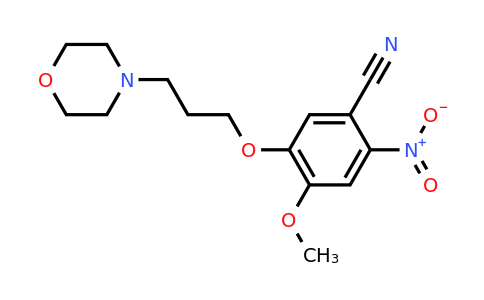 675126-26-8 | 4-Methoxy-5-(3-morpholinopropoxy)-2-nitrobenzonitrile