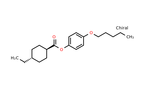 67589-53-1 | Trans-4-(pentyloxy)phenyl 4-ethylcyclohexanecarboxylate