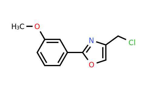 678165-15-6 | 4-(Chloromethyl)-2-(3-methoxyphenyl)-1,3-oxazole