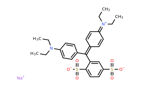 68238-36-8 | 2-((4-(dietilamino)fenil)(4-(dietiliminio)ciclohexa-2,5-dien-1-ilideno)metil)benceno-1,4-disulfonato de sodio