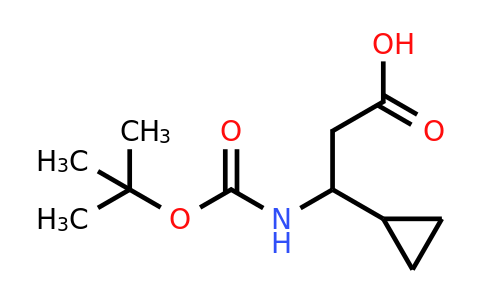 683218-80-6 | 3-Tert-butoxycarbonylamino-3-cyclopropyl-propionic acid