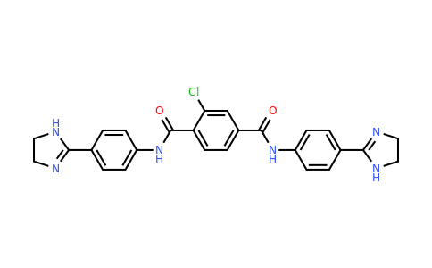70-09-7 | 2-Chloro-N1,N4-bis(4-(4,5-dihydro-1H-imidazol-2-yl)phenyl)terephthalamide