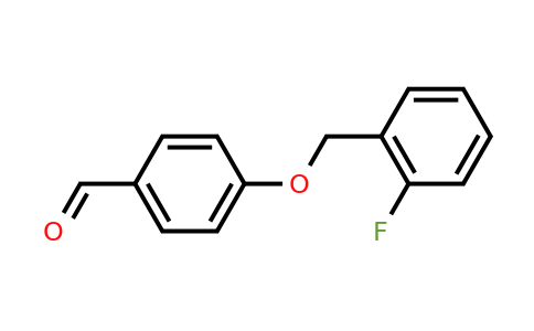 70627-20-2 | 4-(2-Fluorobenzyloxy)benzaldehyde