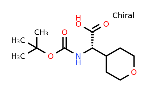 711017-85-5 | (S)-2-((tert-Butoxycarbonyl)amino)-2-(tetrahydro-2H-pyran-4-yl)acetic acid