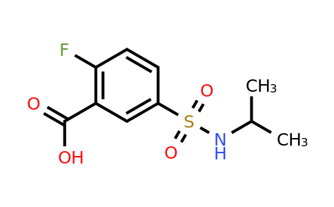 716358-56-4 | 2-Fluoro-5-[(propan-2-yl)sulfamoyl]benzoic acid