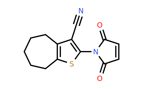 723299-79-4 | 2-(2,5-Dioxo-2,5-dihydro-1H-pyrrol-1-yl)-5,6,7,8-tetrahydro-4H-cyclohepta[b]thiophene-3-carbonitrile
