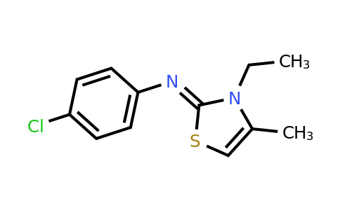 724700-44-1 | N-(4-Chlorophenyl)-3-Ethyl-4-Methyl-2,3-Dihydro-1,3-Thiazol-2-Imine