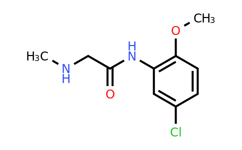 733030-88-1 | N-(5-Chloro-2-methoxyphenyl)-2-(methylamino)acetamide