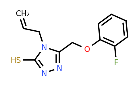 735322-61-9 | 5-(2-Fluorophenoxymethyl)-4-(prop-2-en-1-yl)-4H-1,2,4-triazole-3-thiol