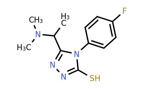 750599-21-4 | 5-[1-(Dimethylamino)ethyl]-4-(4-fluorophenyl)-4H-1,2,4-triazole-3-thiol