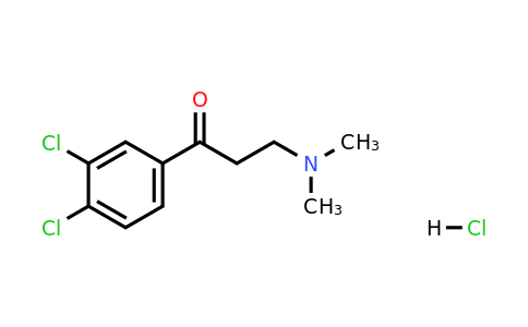 75144-12-6 | 1-(3,4-Dichlorophenyl)-3-(dimethylamino)propan-1-one hydrochloride