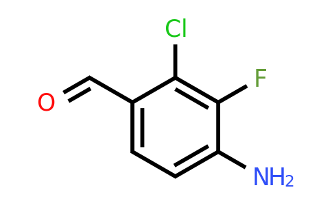 757247-98-6 | 4-Amino-2-chloro-3-fluorobenzaldehyde