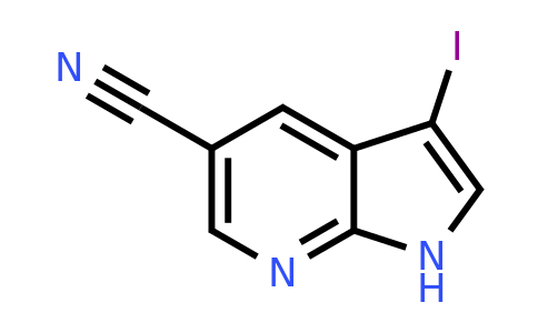 757978-11-3 | 3-Iodo-1H-pyrrolo[2,3-b]pyridine-5-carbonitrile