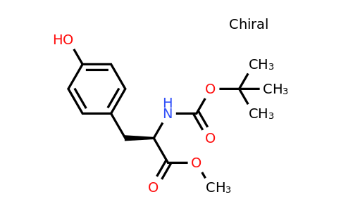 76757-90-9 | methyl (2R)-3-(4-hydroxyphenyl)-2-[(2-methylpropan-2-yl)oxycarbonylamino]propanoate