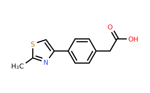 77015-22-6 | 2-[4-(2-Methyl-1,3-thiazol-4-yl)phenyl]acetic acid