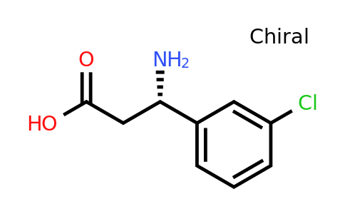 774178-18-6 | (S)-3-Amino-3-(3-chlorophenyl)propanoic acid