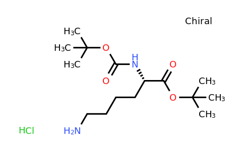 7750-45-0 | tert-butyl (tert-butoxycarbonyl)-L-lysinate hydrochloride