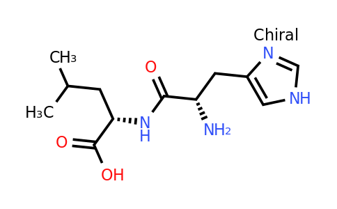 7763-65-7 | (S)-2-((S)-2-Amino-3-(1H-imidazol-4-yl)propanamido)-4-methylpentanoic acid